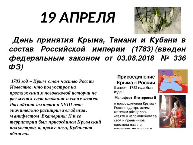 Присоединение крыма 1783 картинки